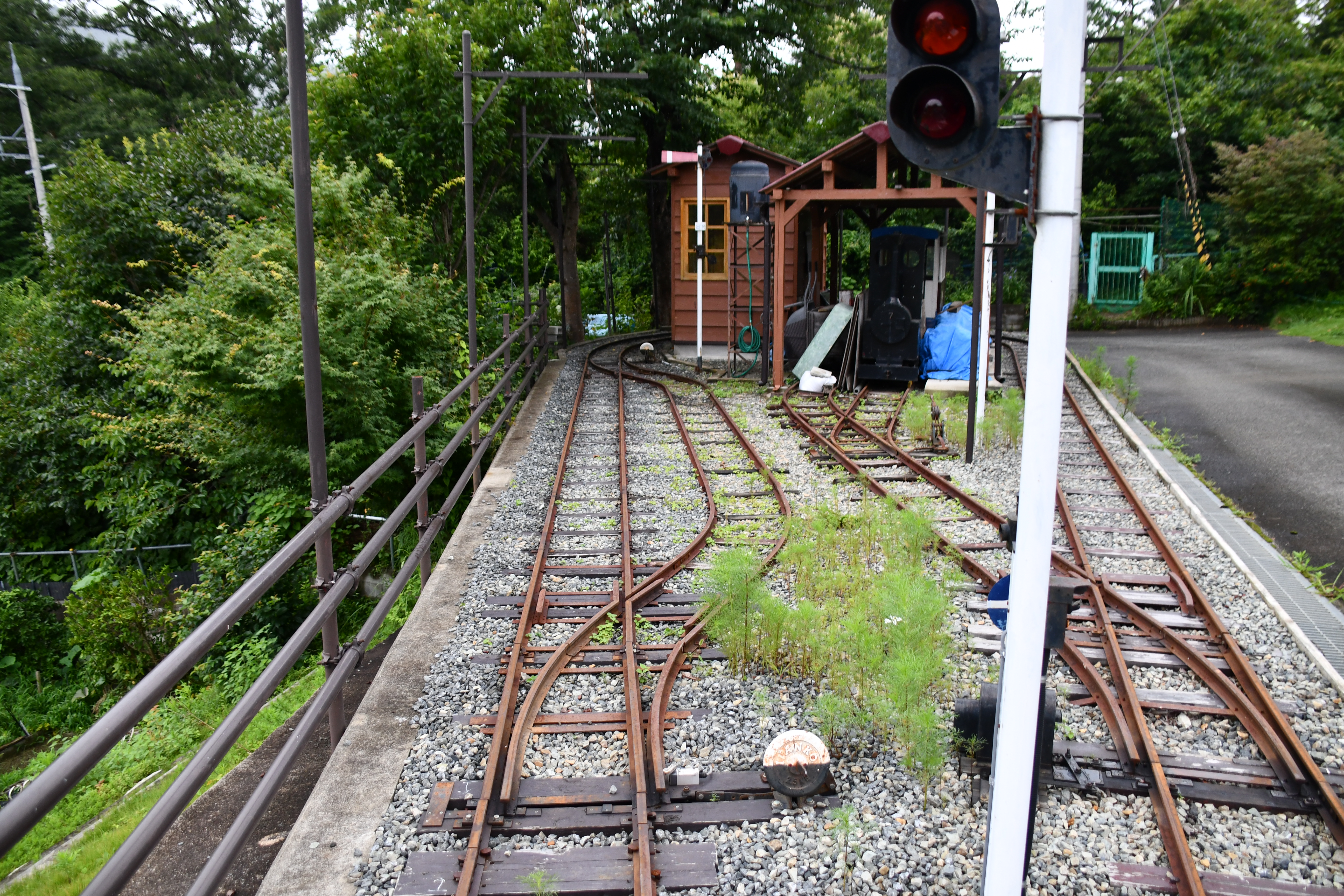 桜谷駅SL待避線