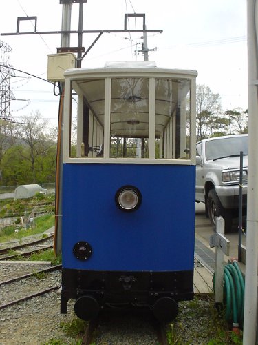 モハ1408木製電車 写真1